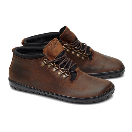 EXPEQ Mid Brown Waterproof - ZAQQ Barfußschuhe