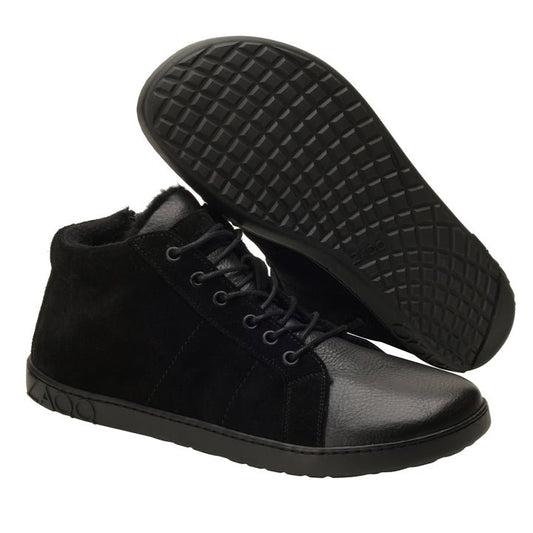 OMSQ Mid Winter Black - ZAQQ Barfußschuhe