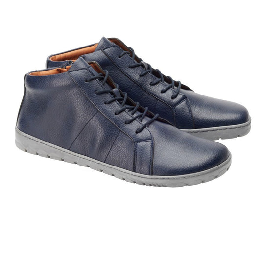 QORE Mid Vegan Navy - ZAQQ Barfußschuhe